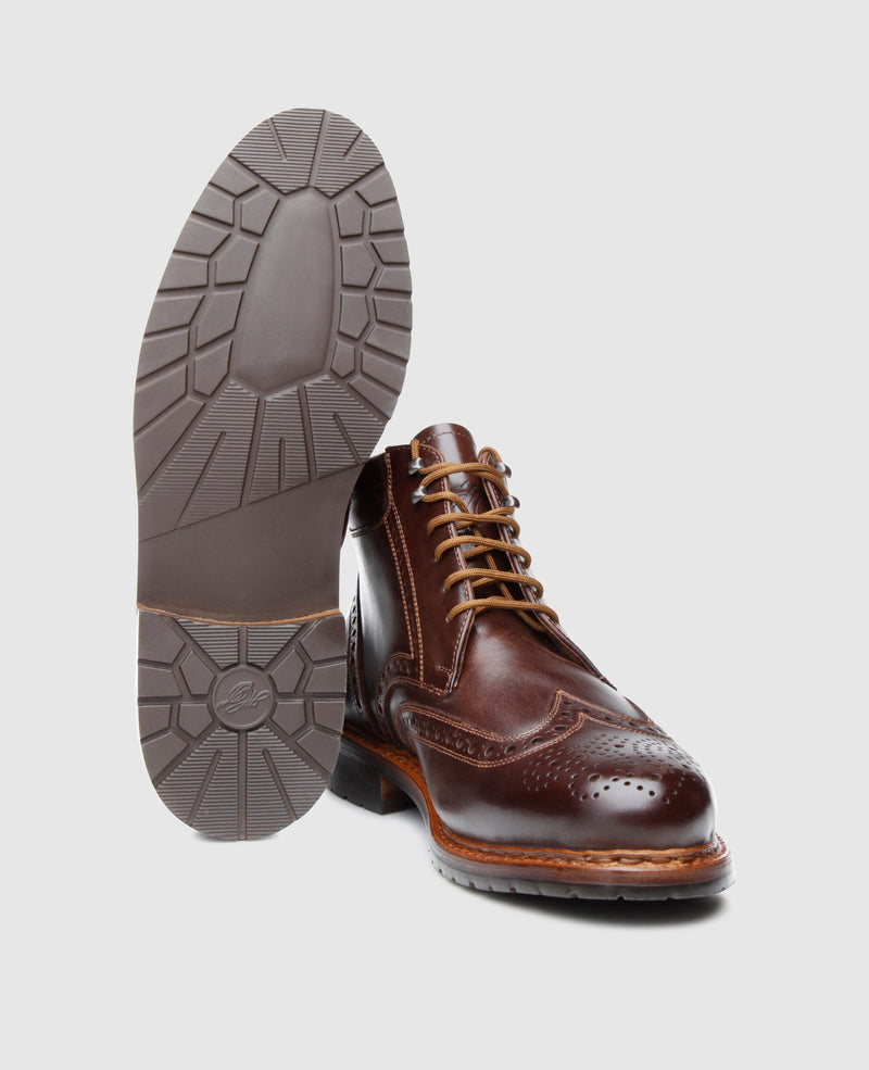 Buda Full Brogue H - Mocca