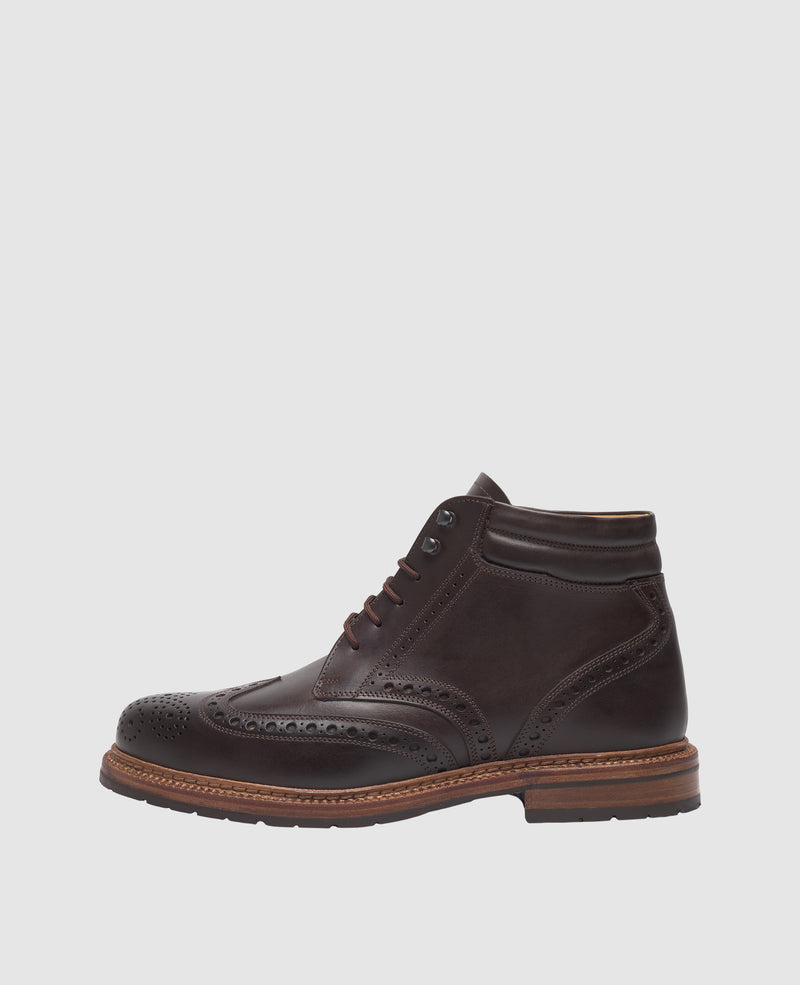 Buda Full Brogue H - Coffee