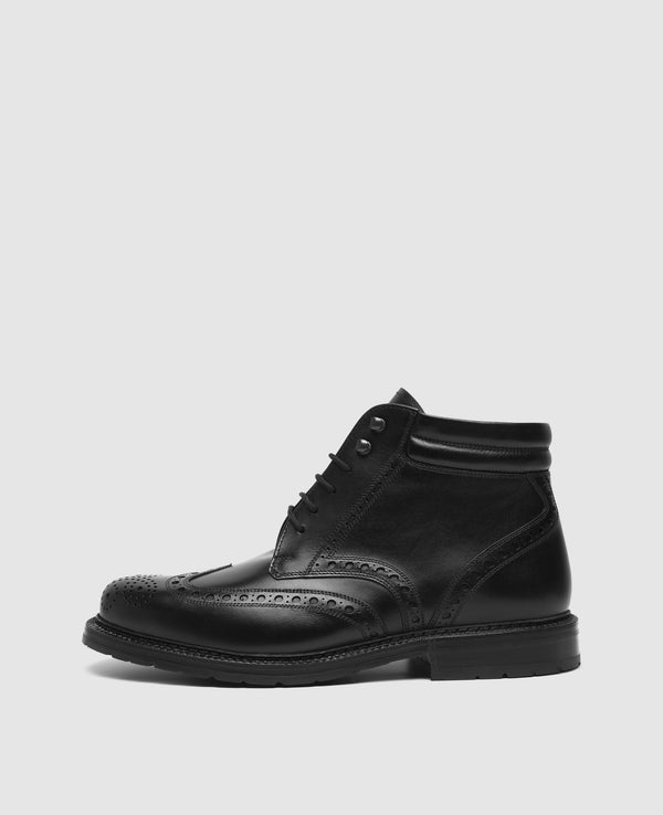 Janosh K Full Brogue BC - Schwarz