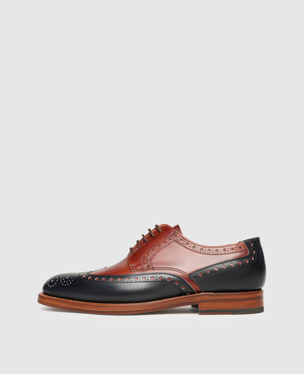 Luzern Full Brogue TC - Midnight/Whiskey