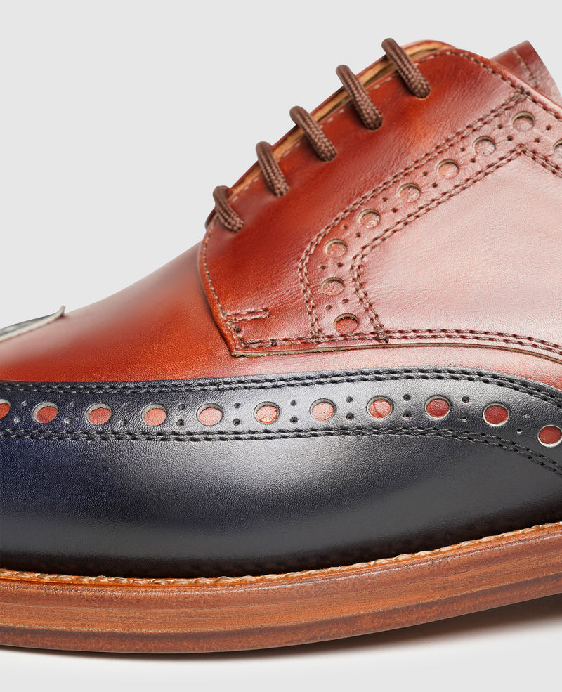 Luzern Full Brogue TC - Midnight/Whiskey