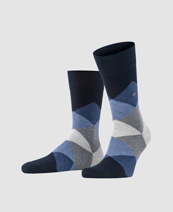 Burlington Clyde Herren Socken - dark navy